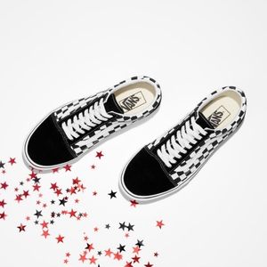 Vans Skool Checkered Platform Sneaker
